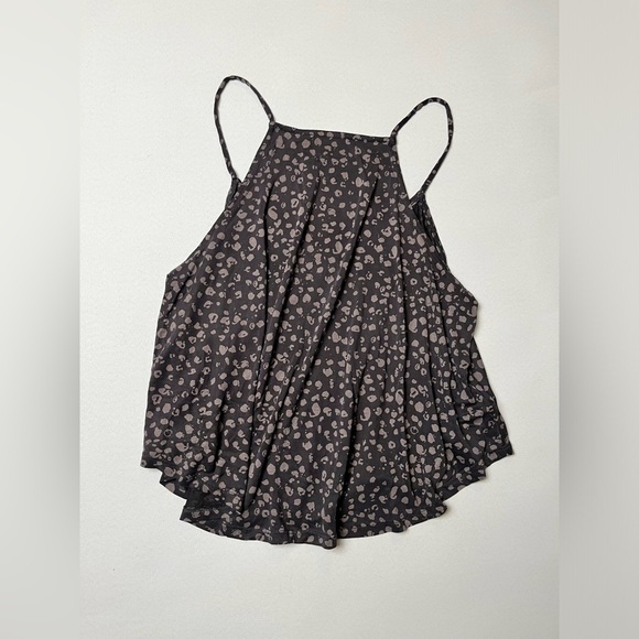Urban Outfitters ( silence and noise) grey patterned Tank Top - Picture 1 of 2